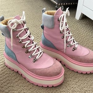 Cute platform boots